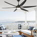 66 in. Large LED Ceiling Fan and Light, Reversible Ceiling Fan for Patio Living Room Bedroom Dining Room, Kitchen Ceiling Fans with Lights-9-ErisView