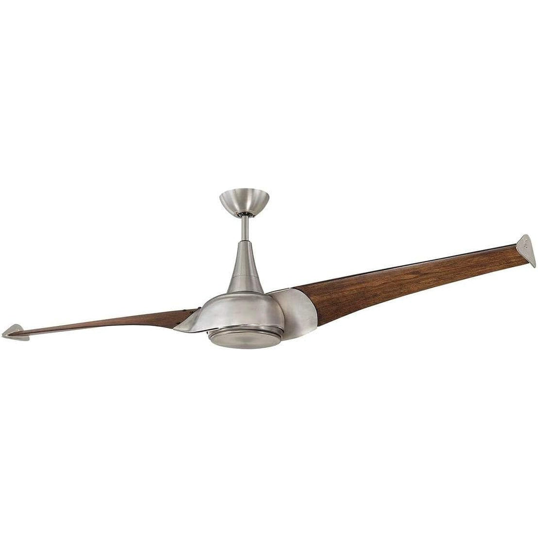 68 in. 2-Blade Ceiling Fan with Turbine-Style Blades and Remote Contro ...