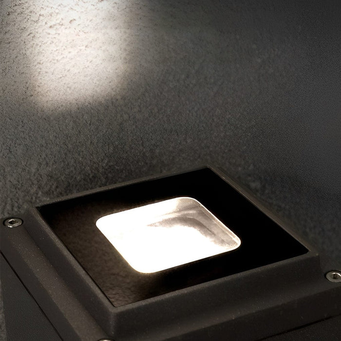 Up Down Lighting LED Outdoor Waterproof Black Modern Wall Washer Light