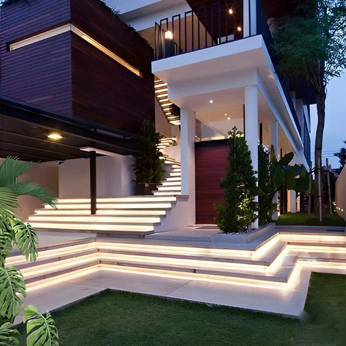 Waterproof Recessed LED Stair Lighting Modern Flexible Linear Light