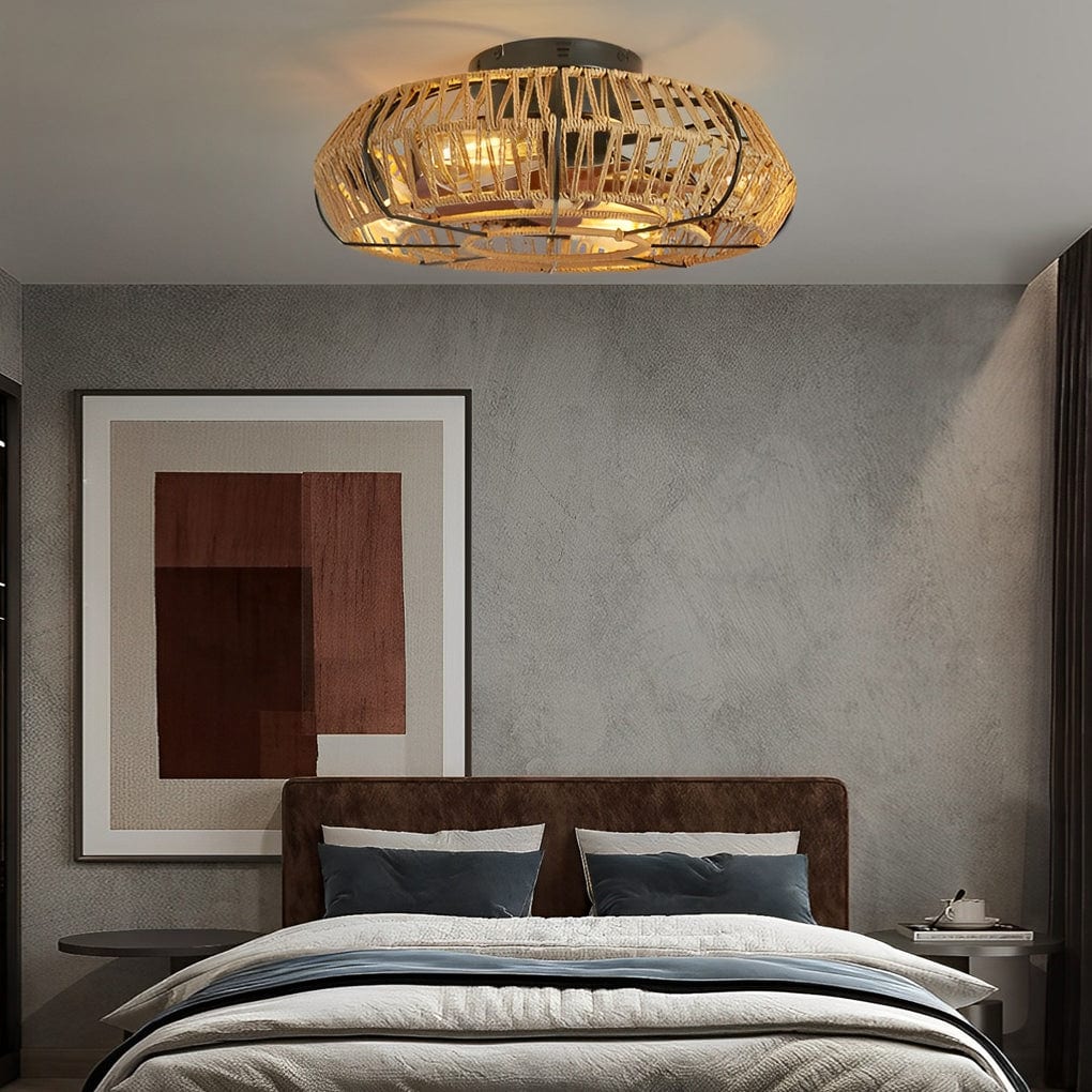 Rattan Ceiling Fan