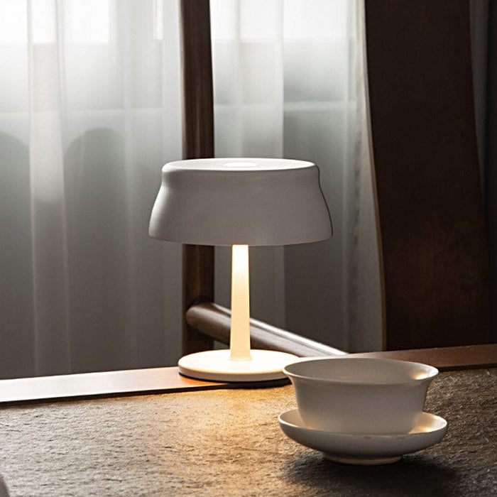Aluminum Rechargeable Touch Table Lamp LED Dimmable Reading Light