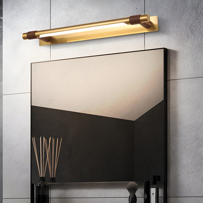 120° Rotatable Metallic Strip LED Bath Bar Dimmable Vanity Light. 18.9''/24.8'' L
