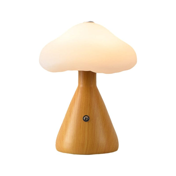 6.3'' Metal Mushroom Table Lamp LED Touch Dimming Bedroom Desk Night Light
