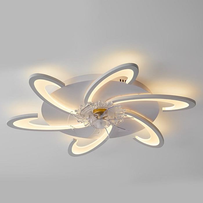 Windmill Shape LED Minimalist Modern Invisible Bladeless Ceiling Fans