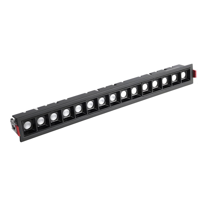 Modern LED Linear Recessed Ceiling Downlight. 1/2/5/10/15-Light