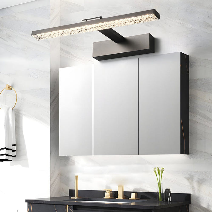 1-Light Acrylic Bar 160° Adjustable LED Vanity Lights In-3 Step Dimming