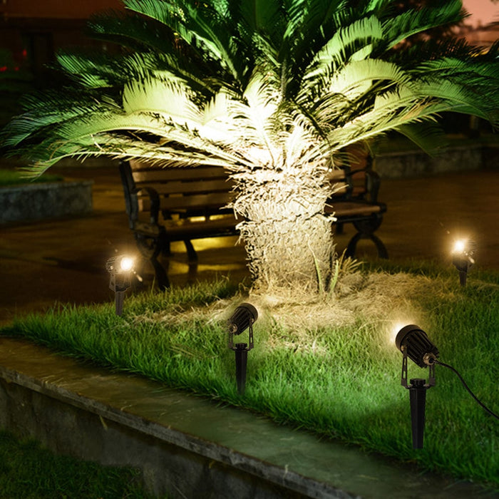4-In-1 Adjustable Solar Outdoor Spotlight. 100-200 Lumens