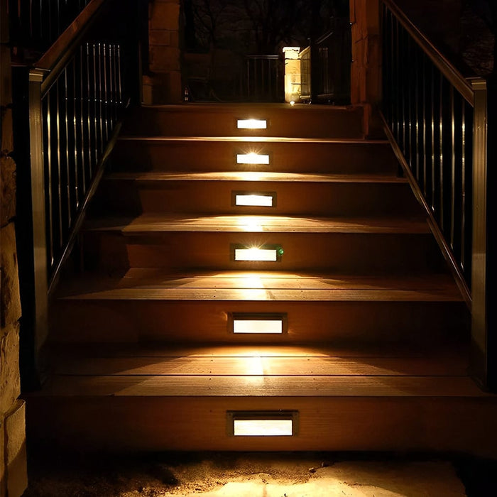 Rectangular Grilles 3W LED IP65 Waterproof Modern Outdoor Step Lights