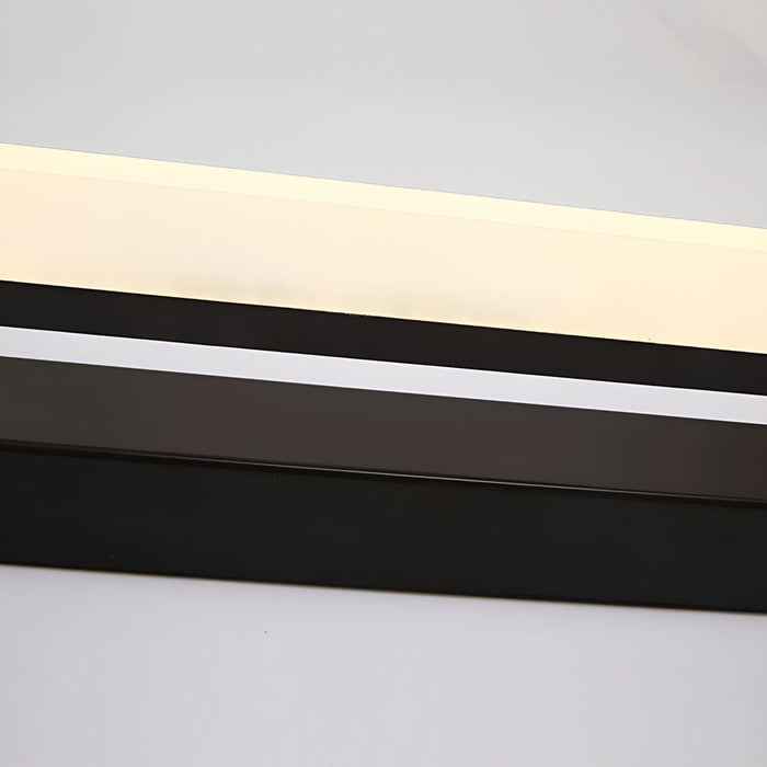 15.74'' Linear LED Vanity Light - Modern Black Bathroom Lighting Fixture