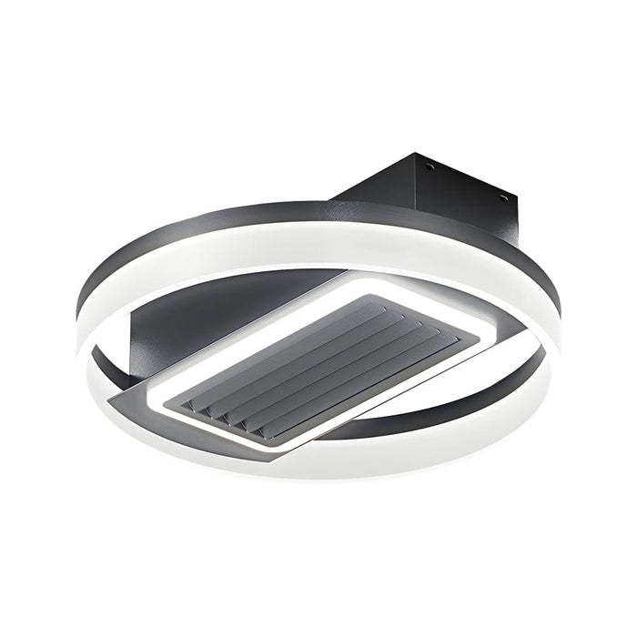 19.7 In. Nordic 6 Speeds Bladeless Ceiling Fan with LED Light. Remote Control
