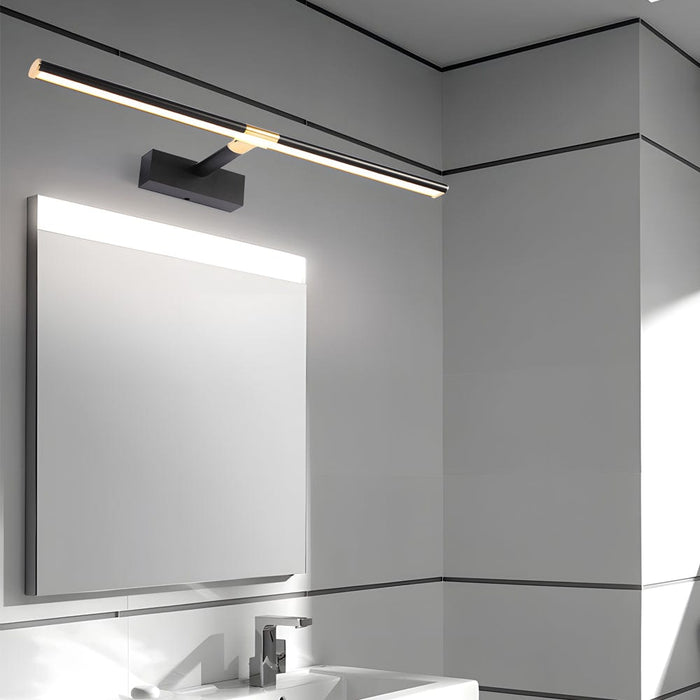 1-Light Retractable Long Strip LED Vanity Lights Bathroom Lighting
