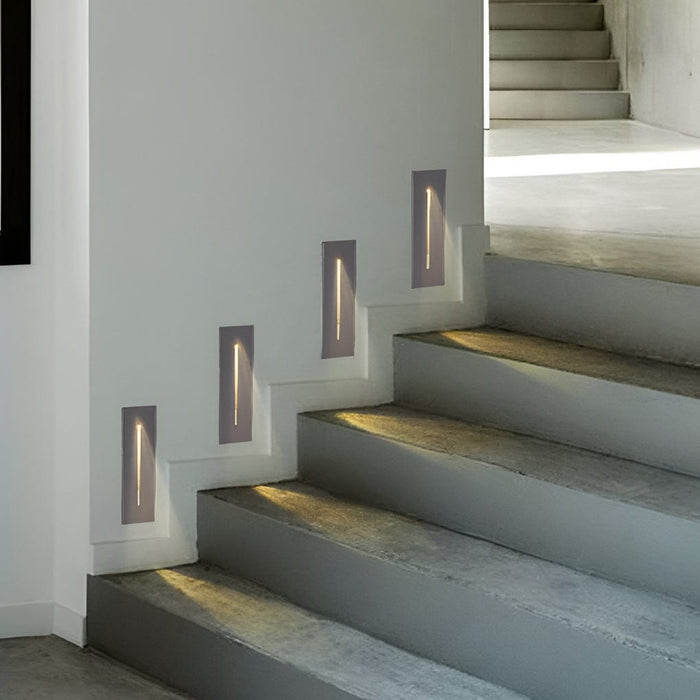 Rectangle 3W LED IP65 Waterproof Recessed Modern Stair Lights Corner Wall Lights