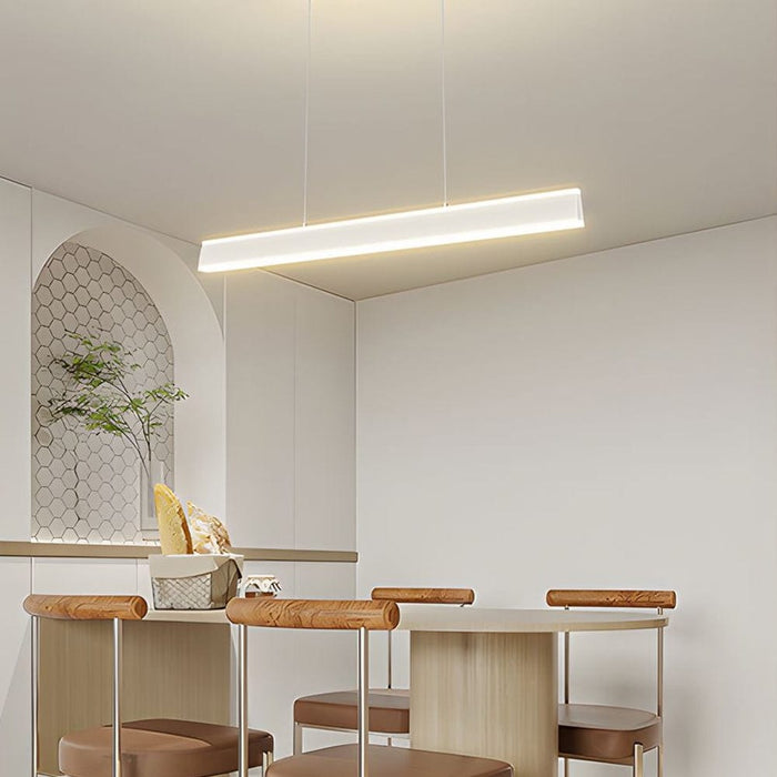 31.5''/39.4''/47.2'' LED Linear Pendant Island Up and Down Light Suspension