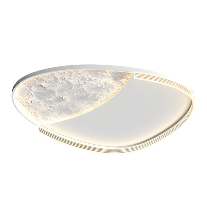 Geometric Simple Lunar Texture 3 Step Dimming LED Modern Ceiling Lamp