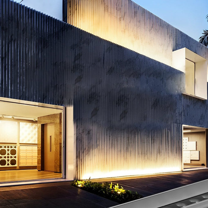 Strip Waterproof LED Outdoor Wall Washer Lights Wall Lamp with Baffle