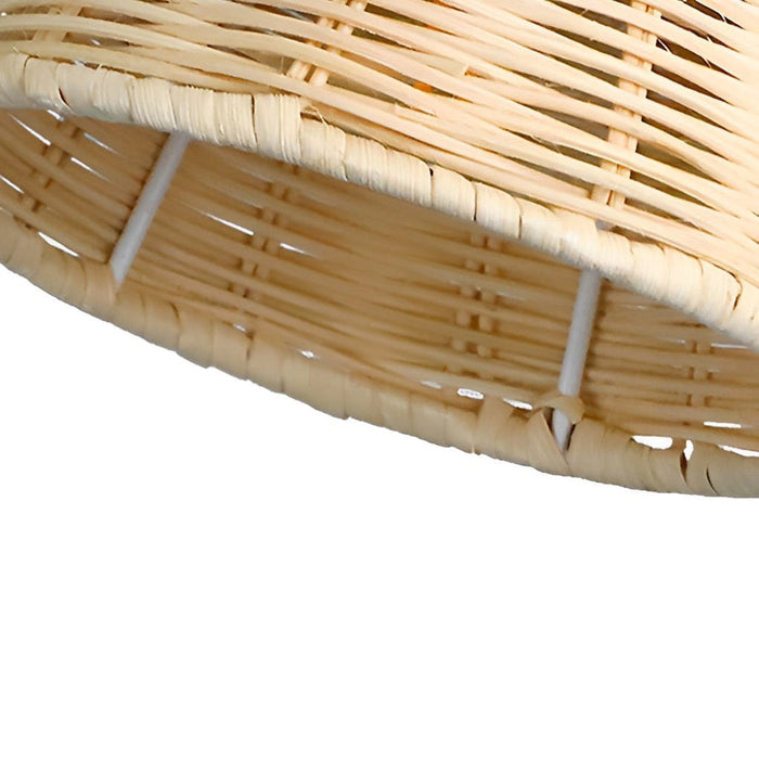 Minimalist Rattan Hand-woven 360° Adjustable Japanese-style Wall Lamp