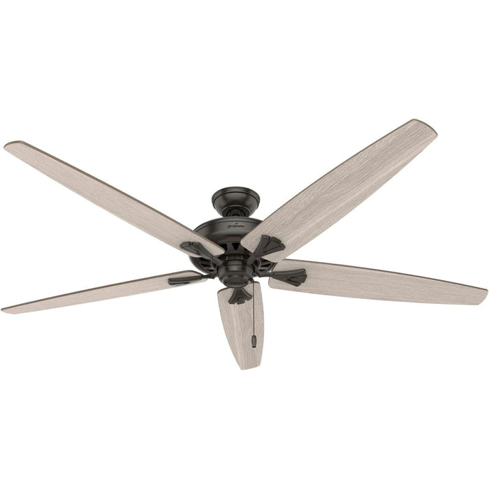 70 in. Bronze Ceiling Fan, Indoor Ceiling Fan with LED Light and Pull Chain Control, Hugger Ceiling Fans-1-ErisView