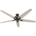 70 in. Bronze Ceiling Fan, Indoor Ceiling Fan with LED Light and Pull Chain Control, Hugger Ceiling Fans-1-ErisView
