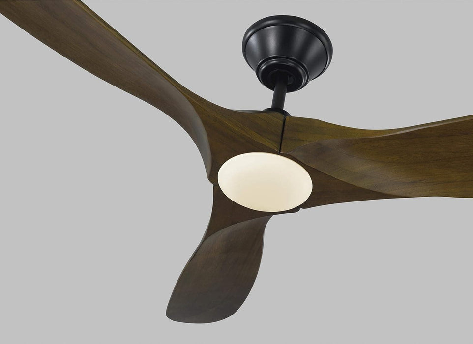 70 in. Ceiling Fan with LED Light and Remote Control, Matte Black Ceiling Fan-10-ErisView