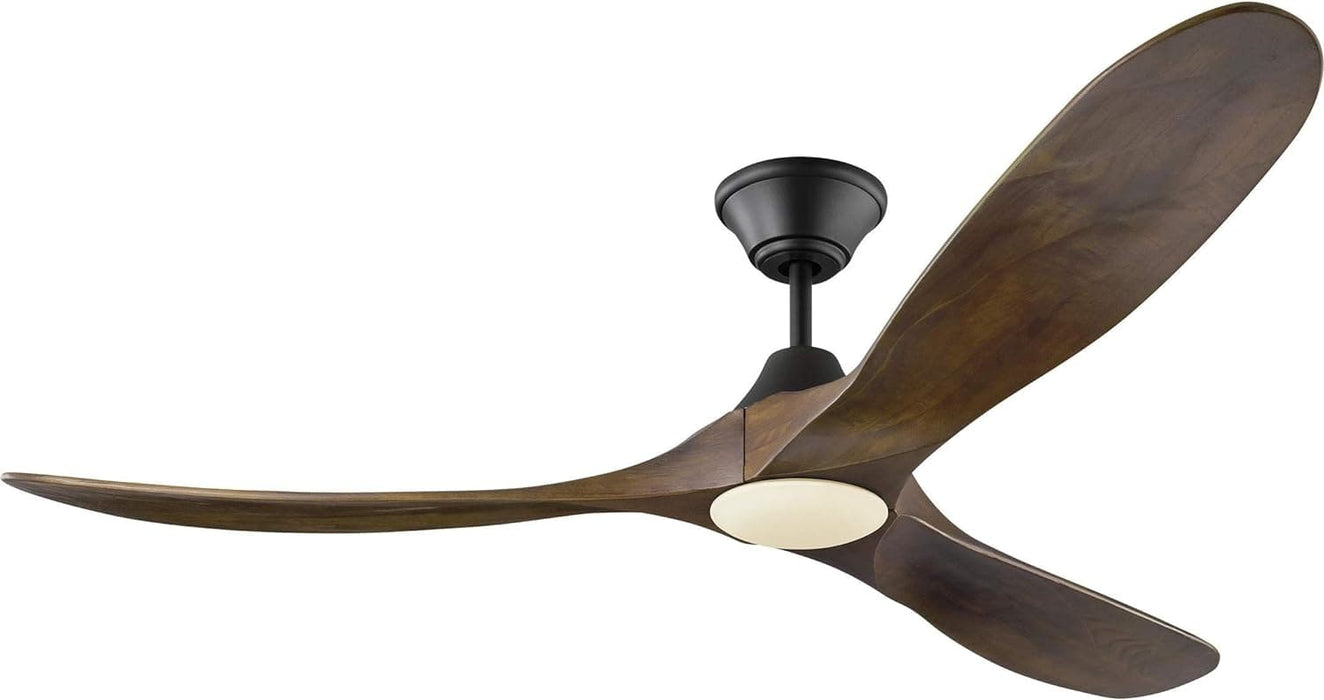 70 in. Ceiling Fan with LED Light and Remote Control, Matte Black Ceiling Fan-3-ErisView
