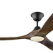 70 in. Ceiling Fan with LED Light and Remote Control, Matte Black Ceiling Fan-3-ErisView