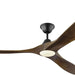 70 in. Ceiling Fan with LED Light and Remote Control, Matte Black Ceiling Fan-1-ErisView
