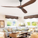 70 in. Deep Walnut Large Outdoor Fan with Remote Control, Ceiling Fan NO Light, Farmhouse Ceiling Fans for Living Room Bedroom, Outdoor Fan for Patio-7-ErisView