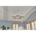 52 in. Indoor Outdoor Ceiling Fans with Remote, Matte White Leaf Blade Ceiling Fan-4-ErisView