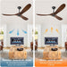 72 in. Ceiling Fans without Lights, Large Wet Rated Ceiling Fan for Porch Patio, Wood Reversible Ceiling Fan with Remote-15-ErisView