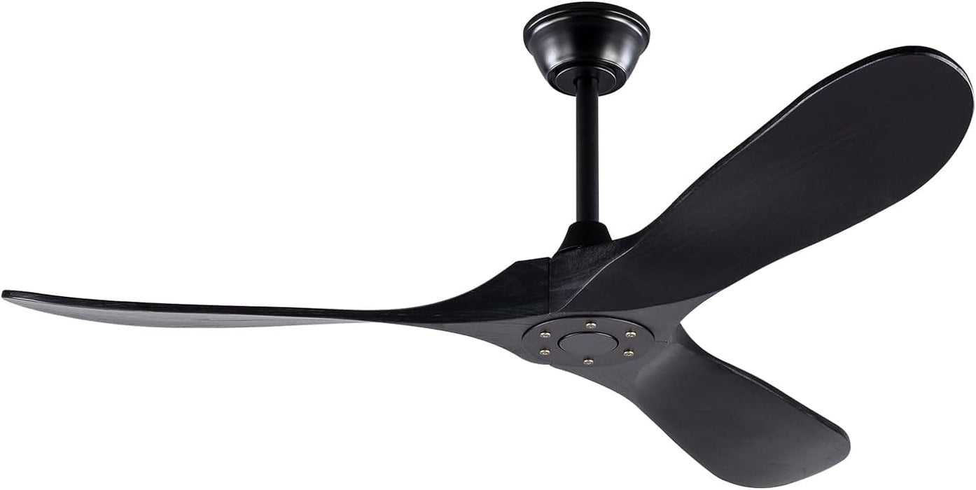 72 in. Ceiling Fans without Lights, Wood Remote Control Fan, Reversible Modern Ceiling Fan for Living Room Bedroom Kitchen-24-ErisView