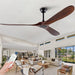 72 in. Ceiling Fans without Lights, Wood Remote Control Fan, Reversible Modern Ceiling Fan for Living Room Bedroom Kitchen-2-ErisView
