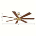 72 in. Large 7-Blade Gold Ceiling Fan with Remote Control, Reversible Ceiling Fan without Light for Living Room Bedroom-ErisView