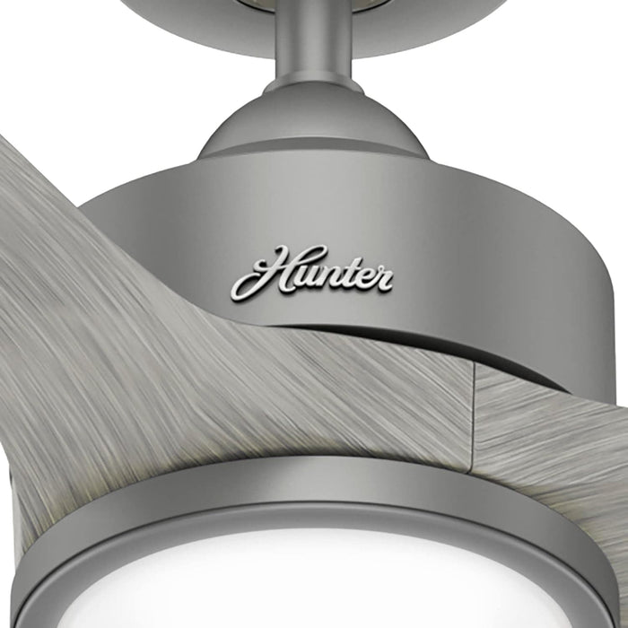 72 in. Large Ceiling Fans, Matte Silver Indoor Outdoor Ceiling Fans with LED Light Kit and Handheld Remote, Hugger Ceiling Fans-8-ErisView