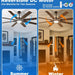 72 in. Large Outdoor Ceiling Fans with Light and Remote Control, Modern Industrial Reversible Ceiling Fan for Living Room Patio Bedroom, Large Outdoor Fan-6-ErisView