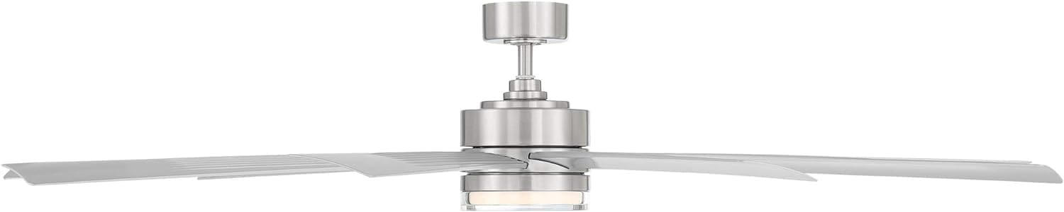 72 in. Smart Indoor Outdoor Stainless Steel Ceiling Fanswith LED Light and Remote, Works with Alexa Google Assistant Samsung Things Ios android APP-5-ErisView