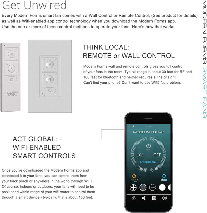 72 in. Smart Indoor Outdoor Stainless Steel Ceiling Fanswith LED Light and Remote, Works with Alexa Google Assistant Samsung Things Ios android APP-6-ErisView