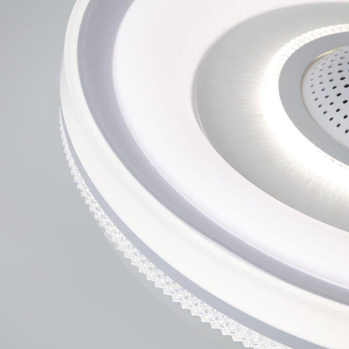 19.69-in Indoor Bladeless Smart Ceiling Fan with Remote and LED Light