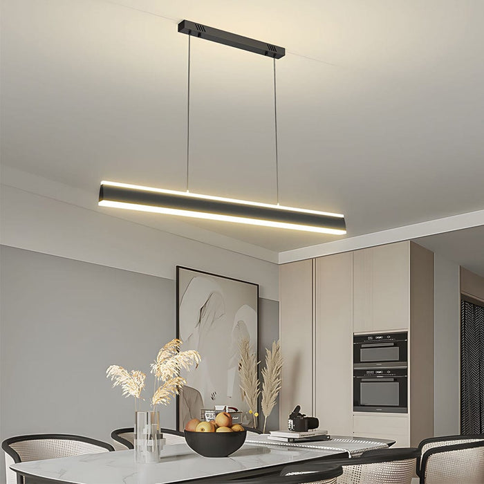 31.5''/39.4''/47.2'' LED Linear Pendant Island Up and Down Light Suspension