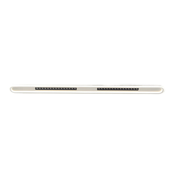 Simple Rounded Rectangular Three Step Dimming Modern Ceiling Light Fixture