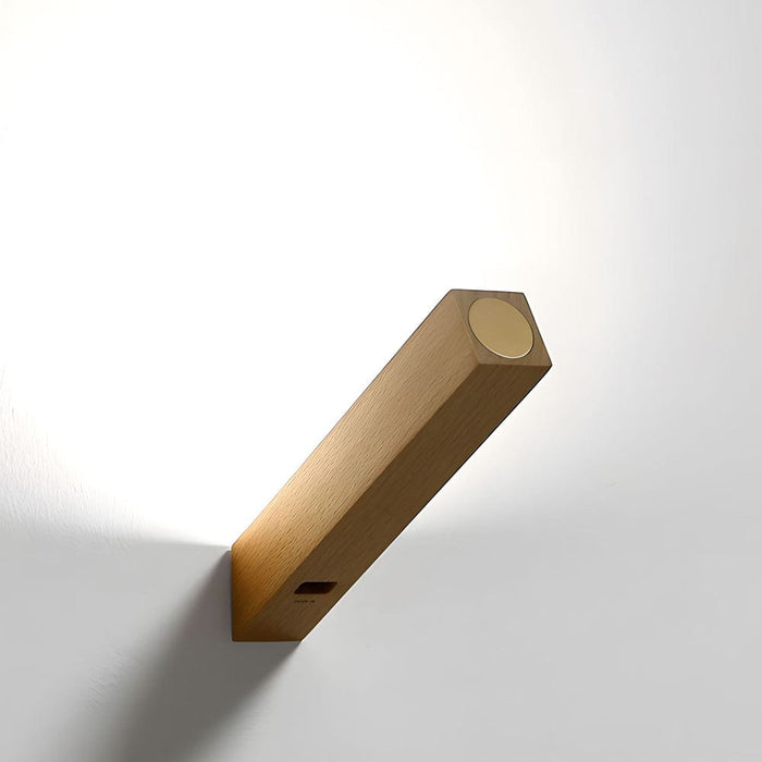 Minimalist Wood Stick Magnet Reading Desk Lamp Touch Control
