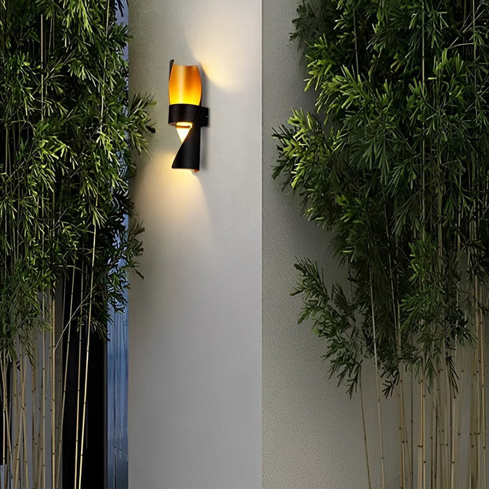 Circular Waterproof Up and Down Lighting COB Modern Outdoor Wall Lights