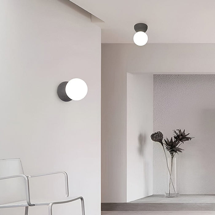 Creative Round LED Nordic Wall Lamp Sconces Pendant Light Hanging Lamp