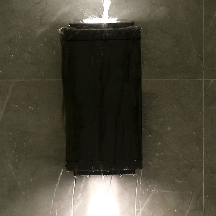 Up Down Lighting LED Outdoor Waterproof Black Modern Wall Washer Light