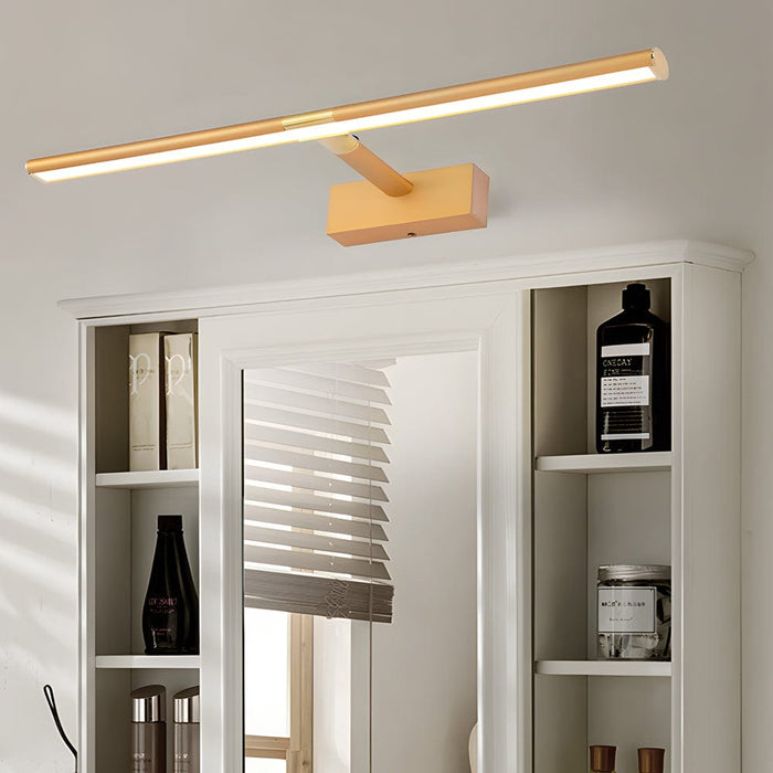 1-Light Retractable Long Strip LED Vanity Lights Bathroom Lighting