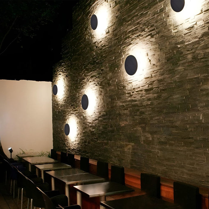 Round Square LED Waterproof Outdoor Solar Decking Lights Lawn Lights