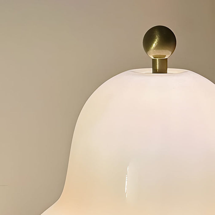 Portable Glass Pear USB Dimmable LED Table Lamp with Touch Switch
