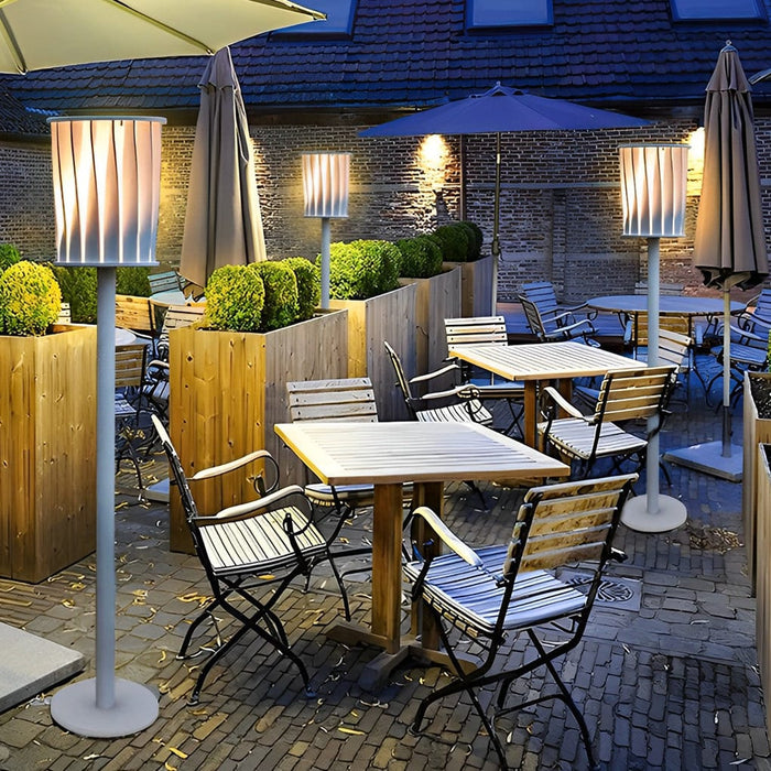 Ip65 Stainless Steel Floor Lamp with LED Outdoor Waterproof Standing Lamp