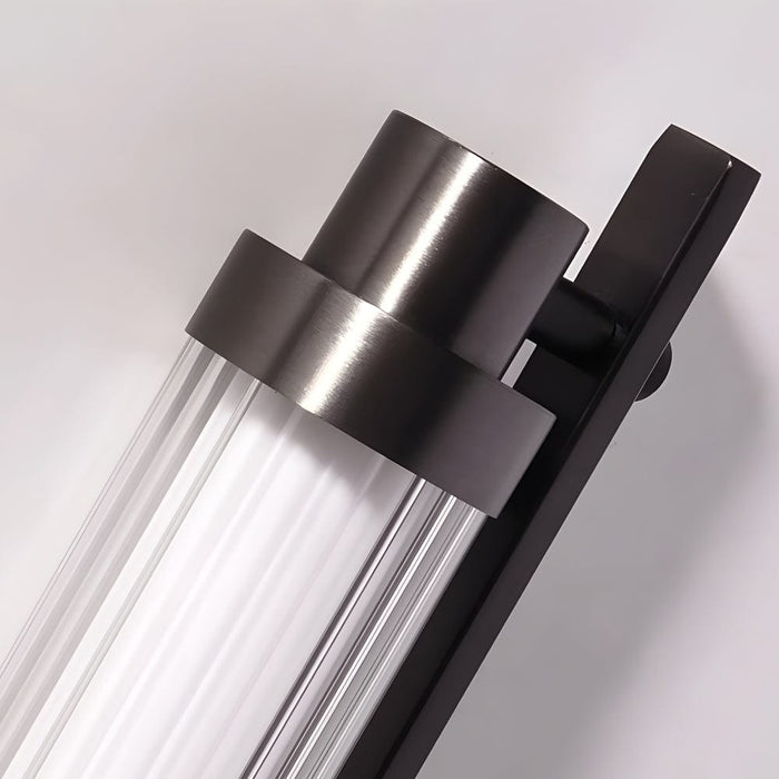 Modern Long Acrylic Tube LED Metallic Indoor Sconce Wall Lamp. 27.55''/35.43