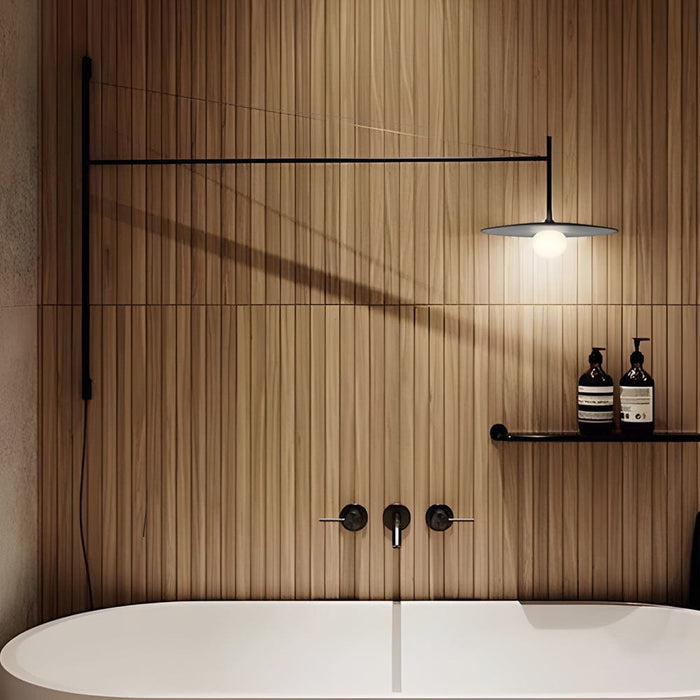 Minimalist Long Pole Surface Mounted with US Plug Nordic Wall Lamp